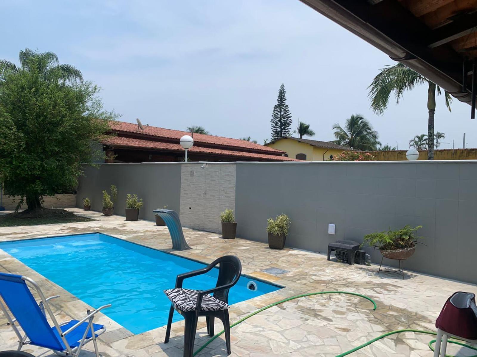 Casa Para Alugar Em Bertioga - Piscina, Wifi E Churrasqueira Exterior foto